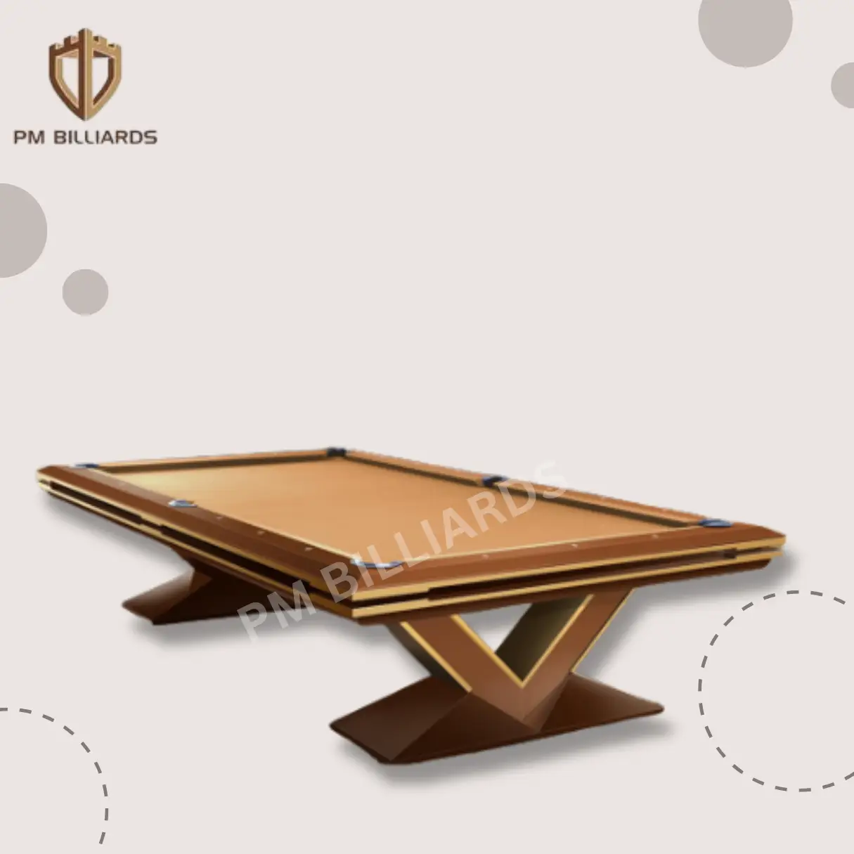 V Shape American Pool Tables